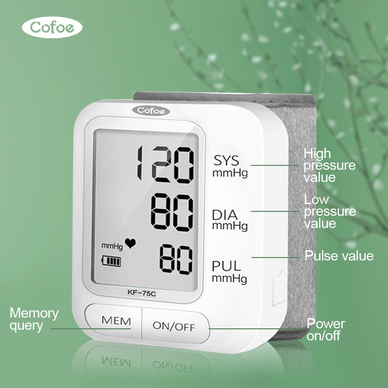 Monitor de presión arterial de los hospitales aprobados por la FDA KF-75C