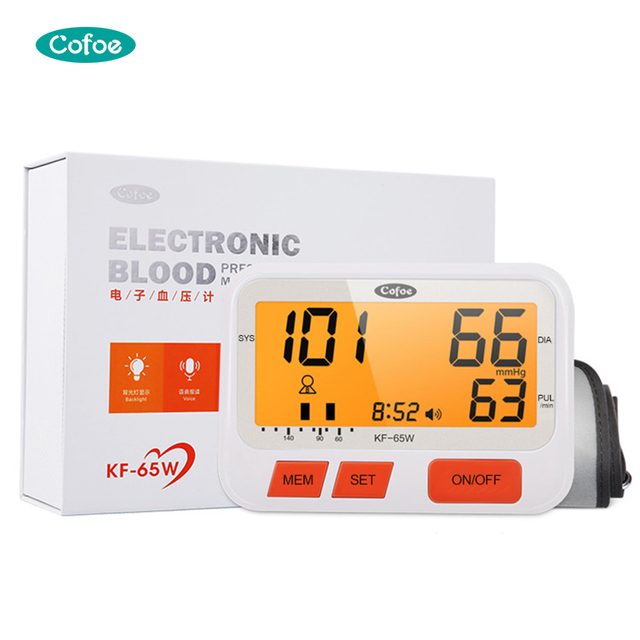 Monitor de presión arterial digital automático Cofoe KF-65W (tipo brazo)
