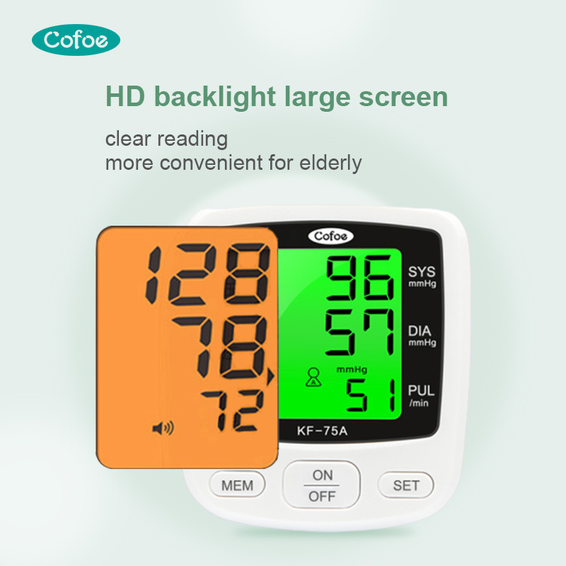 Monitor de presión arterial de hospitales recargables de KF-75A