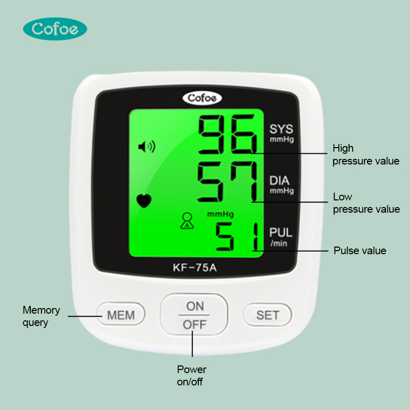 Monitor de presión arterial de hospitales portátiles KF-75A